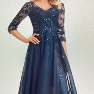 Mother of the Bride Dress (Navy)